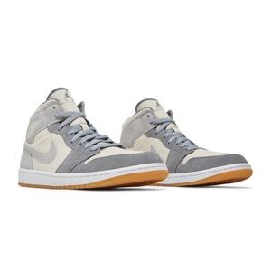Nike Air Jordan 1 Mid SE ‘Coconut Milk Particle Grey’ Men’s Sneaker